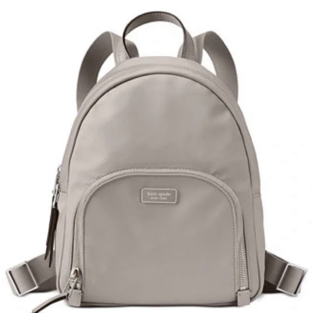 EUC Kate Spade New York DAWN
Medium Nylon Backpack in
Soft Taupe